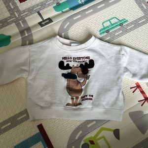 Zara 6-9 mnths sweat shirt